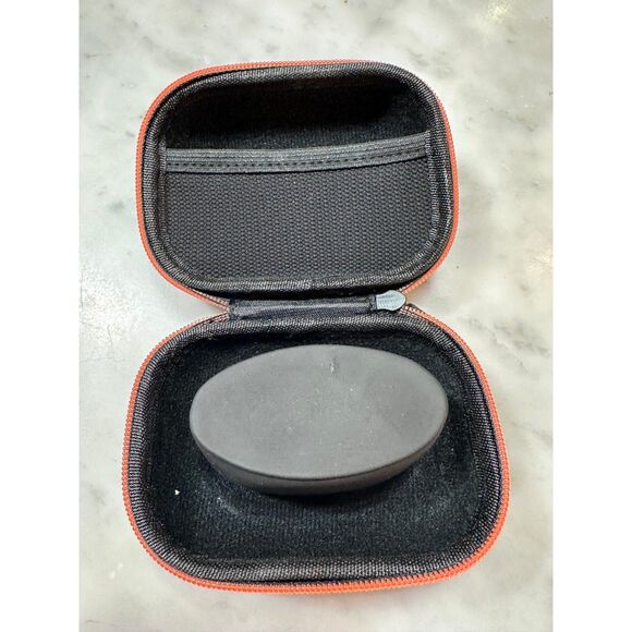 Hamilton Watch Single Travel Case/Storage Box Black with orange trim - Picture 1 of 4